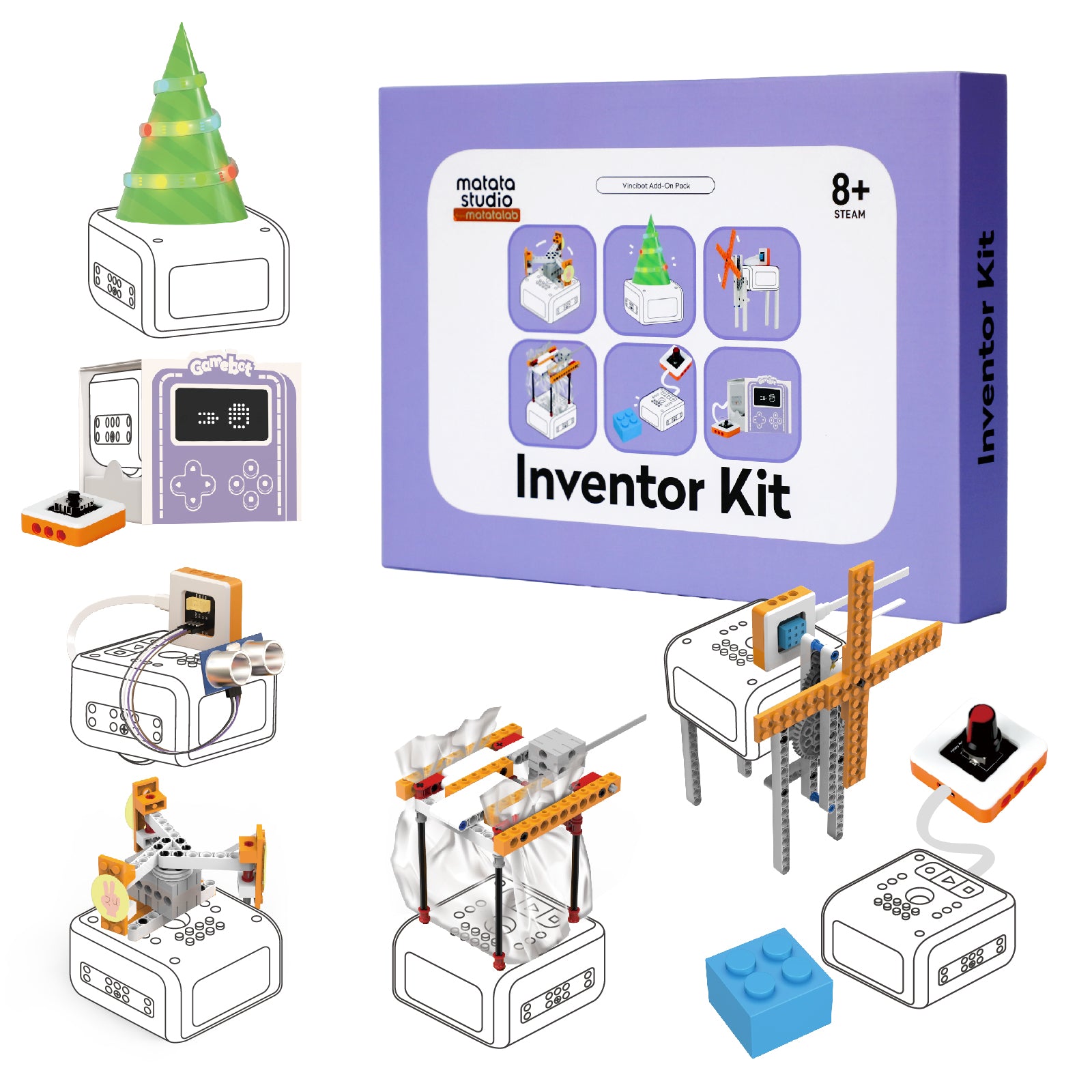 MatataStudio Inventor Kit for Vincibot - Matatalab